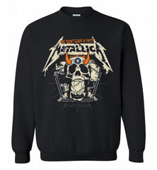 Metallica We Don't Give A Shit Houston Astros Crewneck Sweatshirt - zezetee