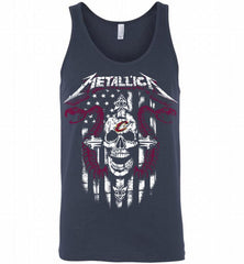 Metallica Snake Skull Cleveland Cavaliers Logo Tank - zezetee