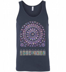 Notre Dame The Stained Glass Paris Memory Tank - zezetee