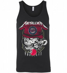 Metallica Skull Minnesota Twins Logo Tank