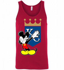 Disney Mickey Mouse Dabbing Kansas City Royals Tank - zezetee