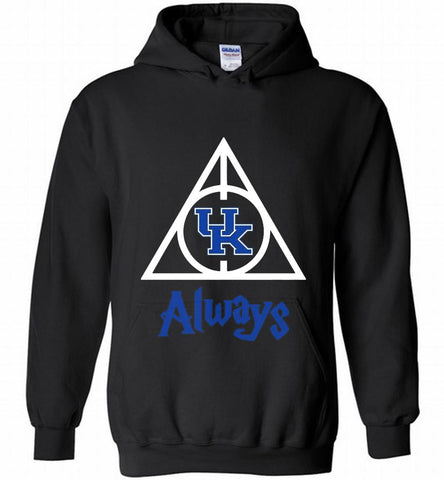 KENTUCKY WILDCATS DEATHLY HALLOWS ALWAYS GIFT Hoodie - zezetee