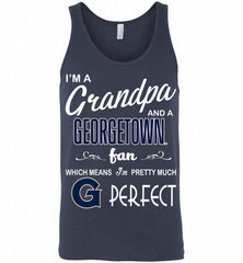 I'M A Grandpa And A Georgetown Hoyas Fan Tank - zezetee
