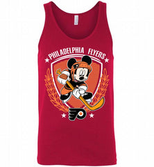 NHL Hockey Mickey Mouse Philadelphia Flyers Disney Tank - zezetee