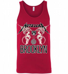 Metallica Brooklyn Nets Logo Tank - zezetee