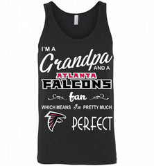 I'M A Grandpa And A Atlanta Falcons Pretty Much Perfect Tank - zezetee