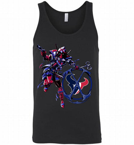 Deadpool Assassin Houston Texans Fan Tank - zezetee