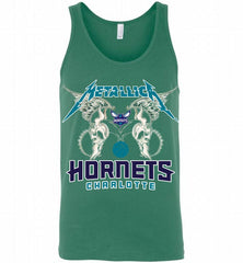 Metallica Charlotte Bobcats Logo Tank - zezetee