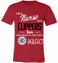 I'M A Nurse And A Los Angeles Clippers Fans Perfect Canvas USA - zezetee