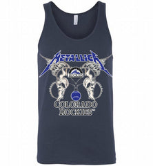 Metallica Colorado Rockies Logo Tank - zezetee