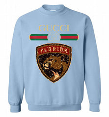 Gucci Florida Panthers Logo Crewneck Sweatshirt - zezetee