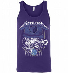 Metallica Skull Snake Memphis Grizzlies Tank - zezetee