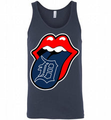Detroit Tigers  x The Rolling Stones Logo Tank - zezetee