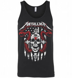 Metallica Snake Skull Chicago Bulls Logo Tank