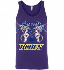 Metallica St Louis Blues Logo Tank - zezetee