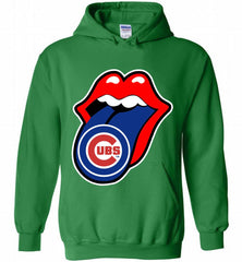 Chicago Cubs  x The Rolling Stones Logo Hoodie - zezetee