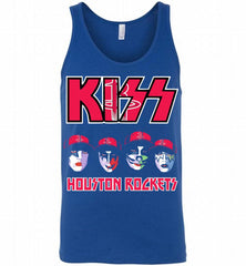 Kiss Houston Rockets Logo Tank - zezetee