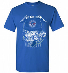 Metallica Skull Toronto Blue Jays Logo Shirt - zezetee