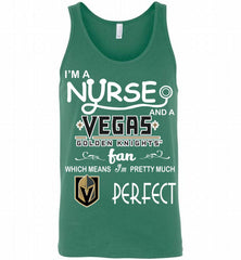 I'M A Nurse And A Vegas Golden Knights Fans Gift Tank - zezetee
