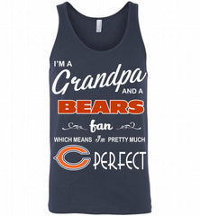 I'M A Grandpa And A Chicago Bears Pretty Much Perfect Tank - zezetee