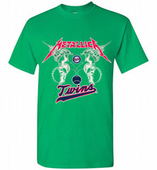 Metallica Minnesota Twins Logo Shirt - zezetee