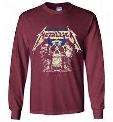 Metallica We Don't Give A Shit Kansas City Royals Gildan Long Shirt - zezetee