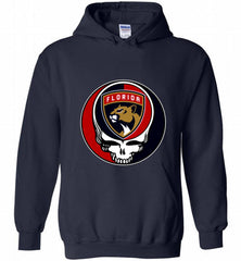 NHL TEAM FLORIDA PANTHERS X GRATEFUL DEAD LOGO BAND Hoodie - zezetee