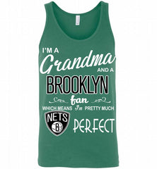 I'M A Grandma And A Brooklyn Nets Fans Perfect Tank - zezetee