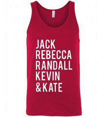 JACK REBECCA RANDALL KEVIN AND KATE Tank - zezetee