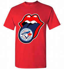 Toronto Blue Jays  x The Rolling Stones Logo Shirt - zezetee