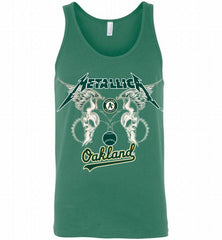 Metallica Oakland Athletics Logo Tank - zezetee