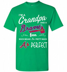 I'M A Grandpa And A Atlanta Braves Fans Gift Shirt - zezetee