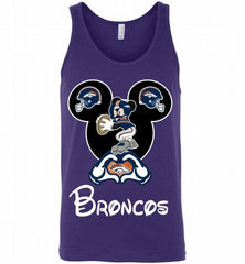 DENVER BRONCOS GIFT FANS MIKEY DISNEY GIFT Tank - zezetee