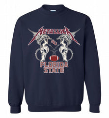 Metallica Florida State Logo Crewneck Sweatshirt - zezetee