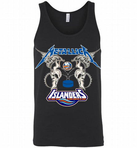 Metallica New York Islanders Logo Tank - zezetee