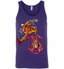 Deadpool Fan Love Ottawa Senators Awesome Tank - zezetee