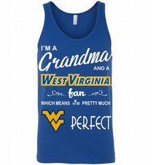 I'M A Grandma And A West Virginia Mountaineers Fan Tank - zezetee