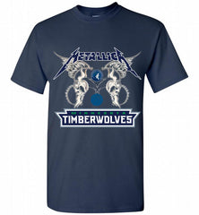 Metallica MinnesotaTimberwolves Logo Shirt - zezetee