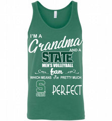 I'M A Grandma And A Michigan State Spartans Fan Tank - zezetee