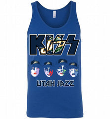 Kiss Utah Jazz Logo Tank - zezetee