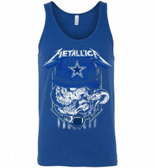 Metallica Skull Snake Dallas Cowboys Tank - zezetee