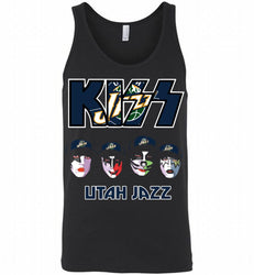 Kiss Utah Jazz Logo Tank