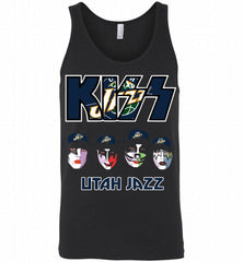 Kiss Utah Jazz Logo Tank - zezetee