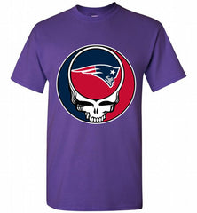 New England Patriots Grateful Dead Logo Band Shirt - zezetee