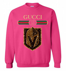 Gucci Vegas Golden Knights Logo Crewneck Sweatshirt - zezetee