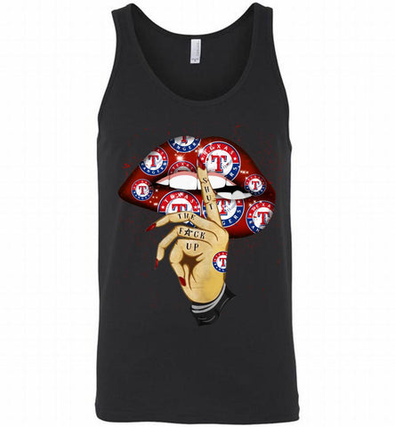 MLB Texas Rangers Lip Shut The Fuck Up Tank - zezetee