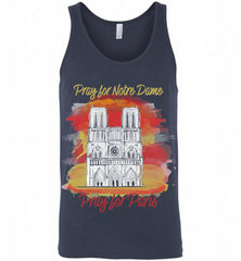 Notre Dame Cathedral Fire in Paris Tank - zezetee