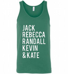 JACK REBECCA RANDALL KEVIN AND KATE Tank - zezetee