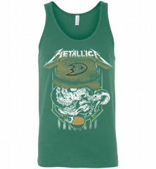 Metallica Skull Snake Anaheim Ducks Tank - zezetee