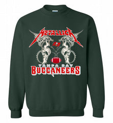 Metallica Tampa Bay Buccaneers Logo Crewneck Sweatshirt - zezetee